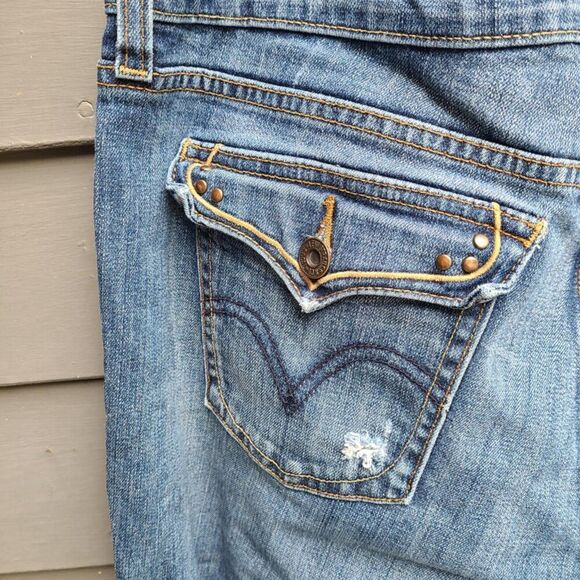 Levis Boot Cut 515 Jeans size 14L - Picture 5 of 14